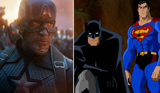 Avengers: endgame habría usado una escena de Superman y Batman: enemigos públicos. Foto: Marvel / DC