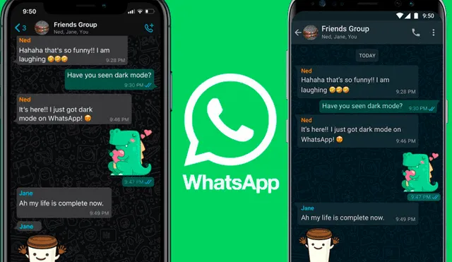 WhatsApp añadiría función para iniciar sesión de una misma cuenta en varios smartphones. Foto: WhatsApp.