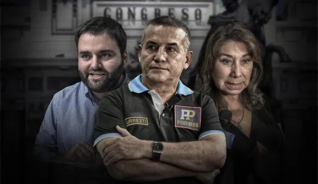 Daniel Urresti, Alberto de Belaunde y Martha Chávez son algunos de los congresistas más votados del país. Foto: Composición LR