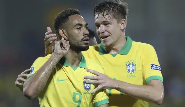 Brasil goleó a Argentina con doblete de Matheus Cunha y estará en Tokio 2020. Foto: Difusión