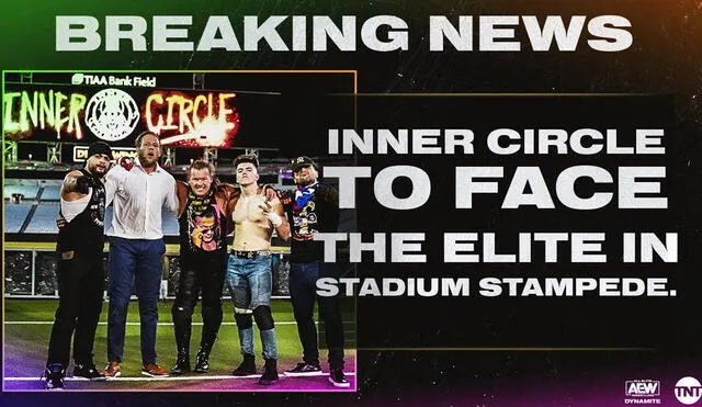 The Inner Circle de Chris Jericho se enfrentará a The Elite con Matt Hardy, en AEW Double or Nothing 2020: Foto: AEW