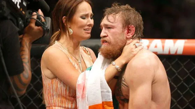 McGregor y su esposa