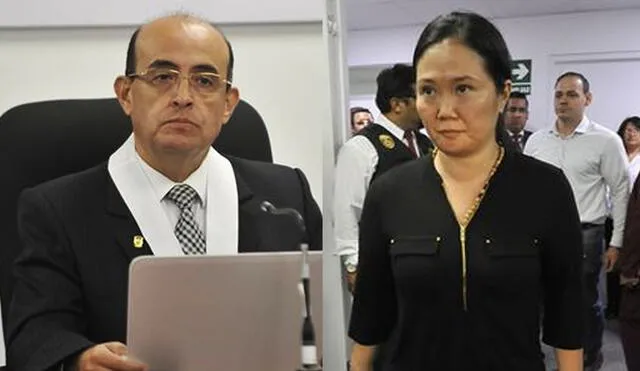 El juez Víctor Zúñiga fue uien decidió ue Keiko Fujimori regresara a prisión preventiva en el 2020. Foto: composición/Poder Judicial