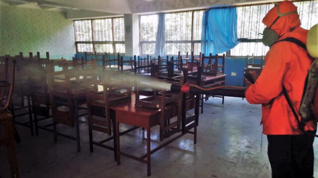 Año escolar 2019: fumigan y desratizan colegios del Callao por inicio de clases