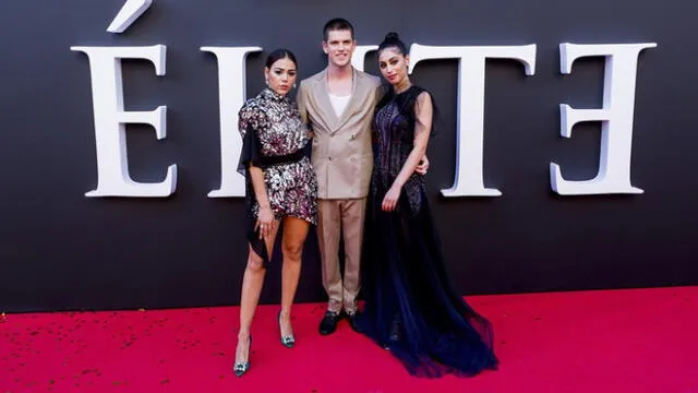 Actores de “Élite” y sus osados outfits en alfombra roja de Netflix