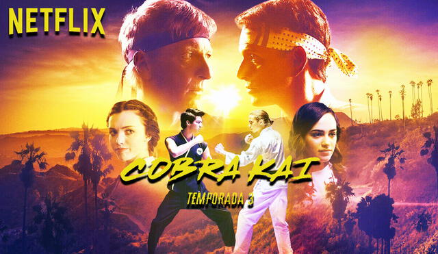 Cobra kai estrenará su tercera temporada en el gigante de streaming. Foto: Netflix