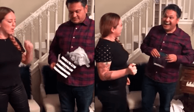 Facebook: Pensó que su esposa le había dado un lindo regalo, pero era una prueba de embarazo [VIDEO]