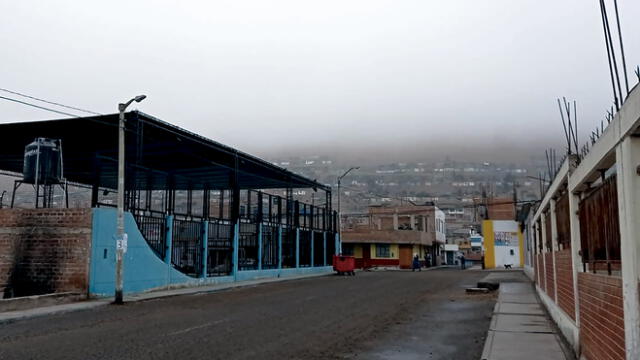 Lloviznas en Tacna.