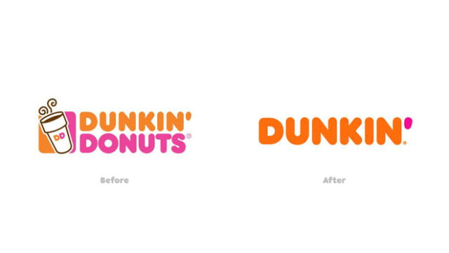 Dunkin Donuts pasará a llamarse solo 'Dunkin' 