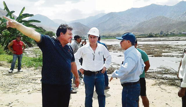 Inspeccionaron daños que causó el río Chicama  a empresa Hidrandina