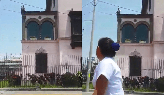 San Isidro: extranjero intenta suicidarse desde el techo de la embajada de Argentina [VIDEO]