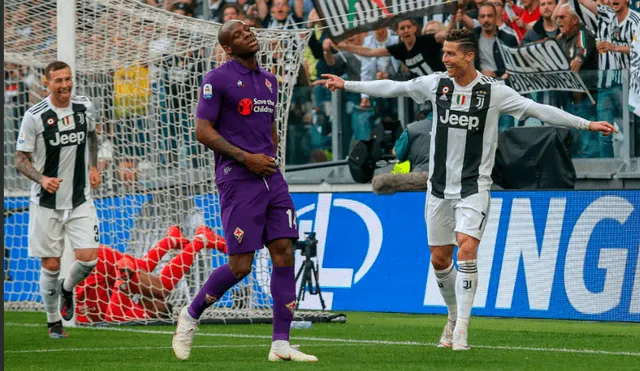 Juventus vs Fiorentina: Pezzella la mete en su propia portería tras centro de Cristiano [VIDEO]
