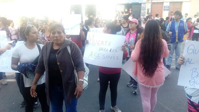 Barranca: indignados protestan fuera del Poder Judicial por niña asesinada y ultrajada  [FOTOS Y VIDEO]