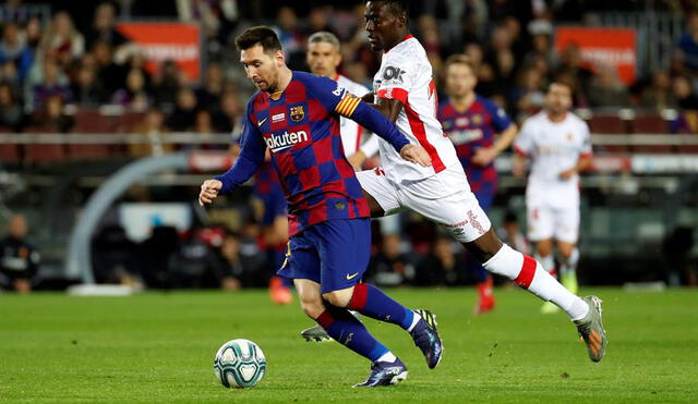 Barcelona goleó 5-2 al Mallorca y llegó a la punta de la Liga Santander. Foto: EFE.