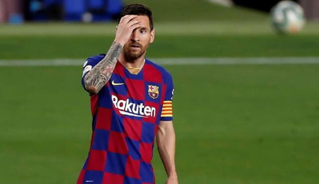 Lionel Messi responde con un comunicado la opinión de LaLiga sobre su contrato en Barcelona. Foto: EFE.