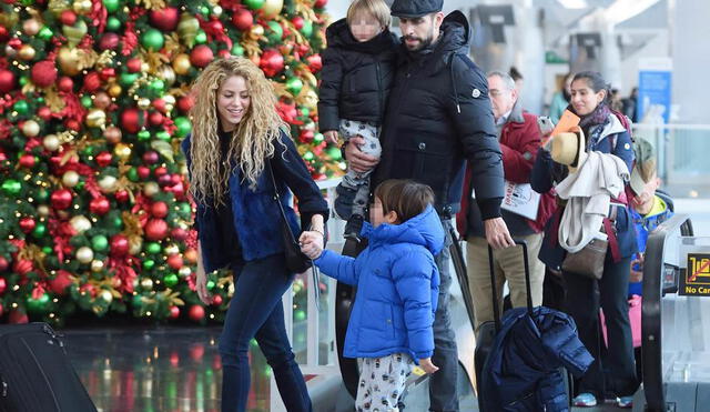Shakira y Piqué pasean por Nueva York en Navidad