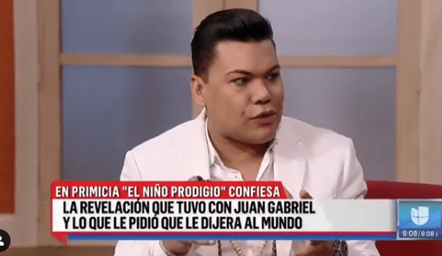 Hijo no reconocido de Juan Gabriel cuenta la inquietante revelación que le hizo el cantante [VIDEO]