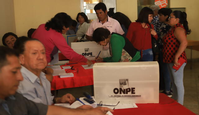 elecciones internas Lambayeque militantes domingo