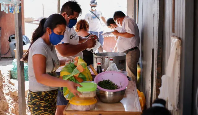 Comedores populares de Ayabaca aún no habían sido sometidos a la prueba de descarte del COVID-19. Foto: Guerra
