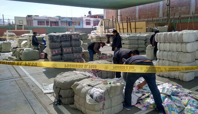 Moquegua: Incautan ropa de contrabando valorizada en S/ 30 mil 