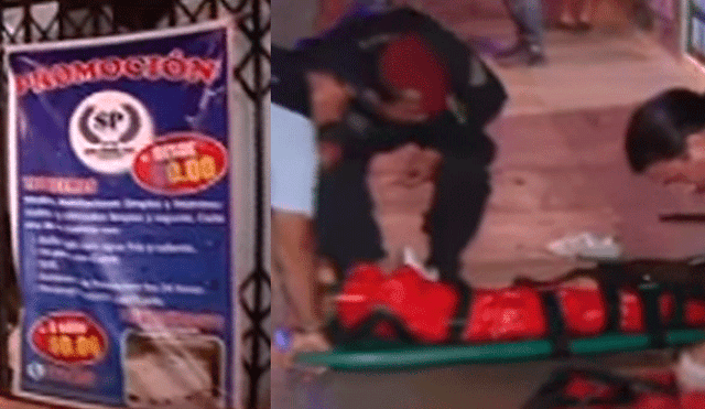 Mujer es lanzada desde cuarto piso de hostal en Surquillo [VIDEO]