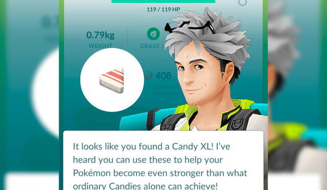 Los Caramelos XL es el nuevo dulce que llegará a Pokémon GO en diciembre. Foto: Twitter