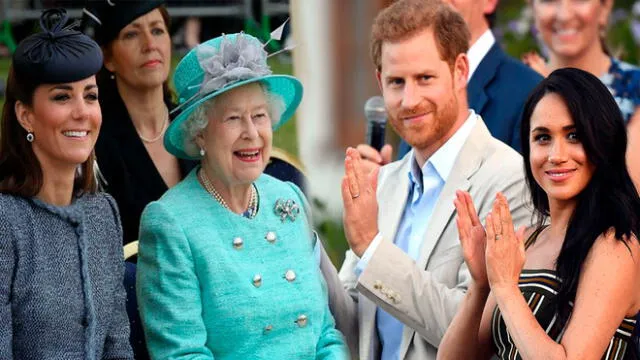 Duques de Sussex, Kate Middleton, Reina Isabel