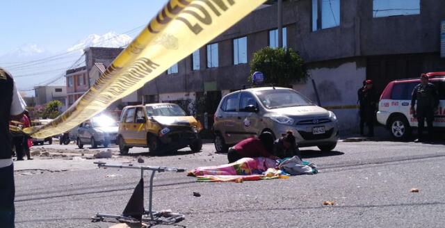 En el Día del Padre anciano es atropellado por chofer ebrio en Arequipa