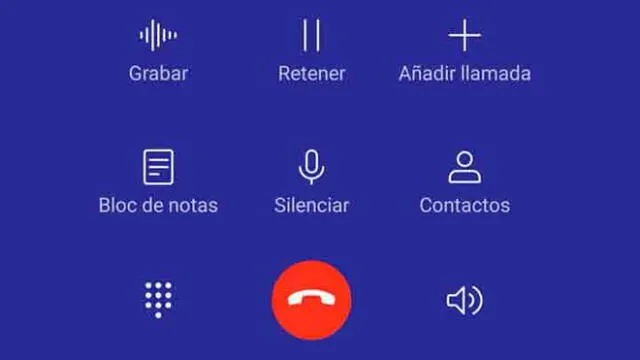 Función para grabar llamadas en la aplicación Teléfono. (Fotos: AndroidPhone)