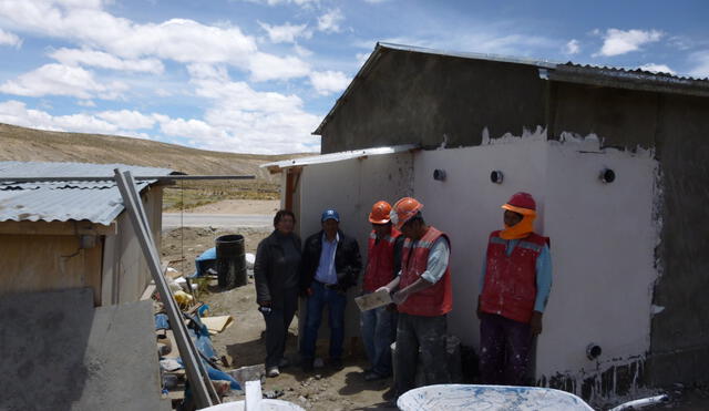 Acondicionan viviendas de las zonas altoandinas de Tacna