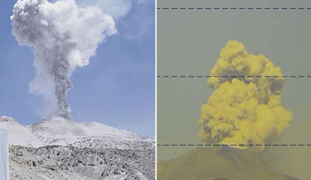 Arequipa: Alertan nueva dispersión de ceniza del volcán Sabancaya