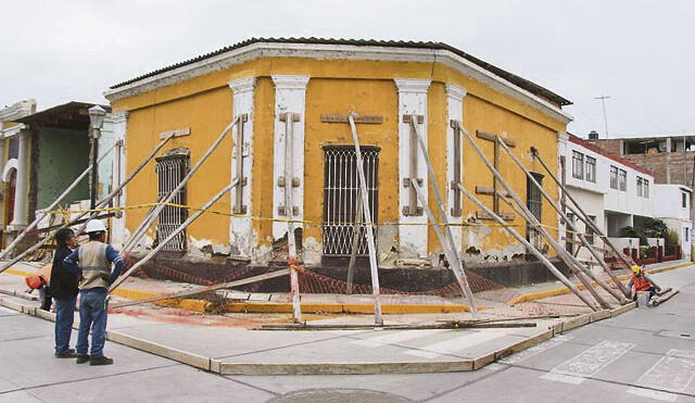 Regidores advierten atraso  en obra de mejoramiento de Casa Doig de Lambayeque