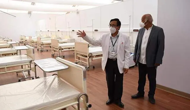 Autoridades de Salud visitaron el centro de hospitalización.