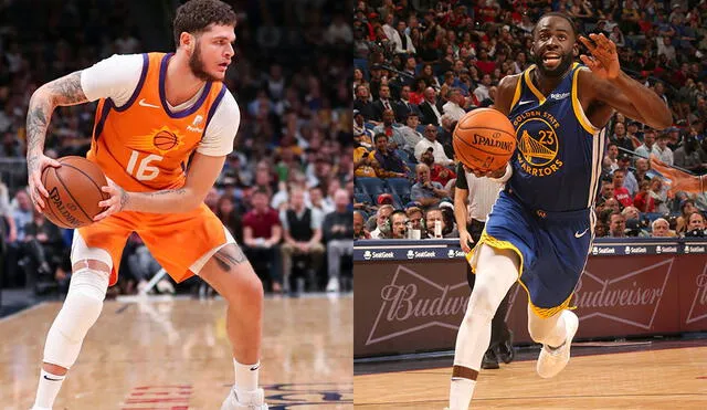 Warriors y Suns chocan por la NBA. (Créditos: AFP)