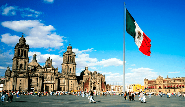 Día de la bandera en México.