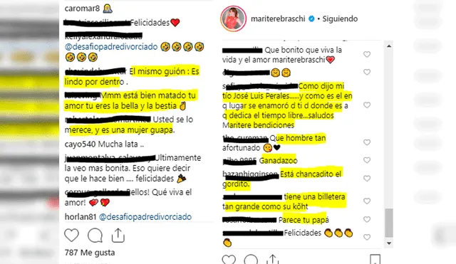 Marite Braschi presume a su pareja y 'haters' dejan fuertes mensajes en Instagram