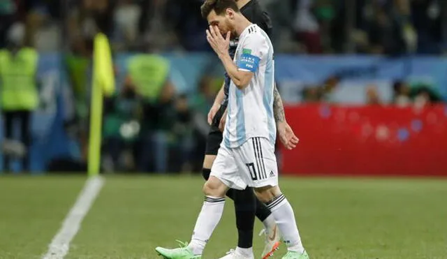 Lionel Messi no jugó un buen partido la última vez que enfrentó a Croacia. Foto: AFP.