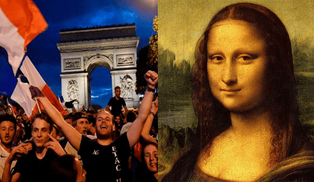 La Mona Lisa 'celebra' triunfo de Francia en Mundial con singular intervención