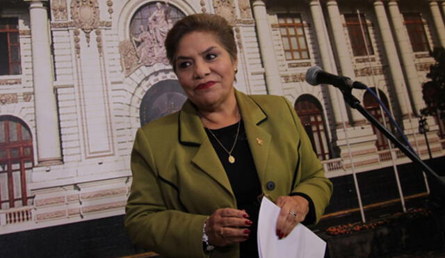 Luz Salgado no tentará la reelección en la presidencia del Congreso
