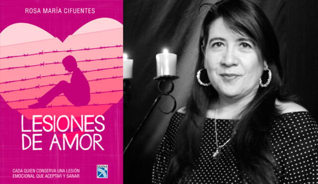 Rosa María Cifuentes presentará la reedición de su libro "Lesiones de amor"