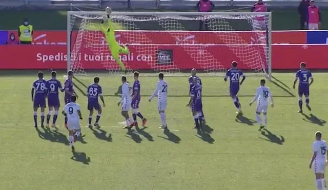 Benevento venció a Fiorentina con gol de Riccardo Improta. Foto: DAZN