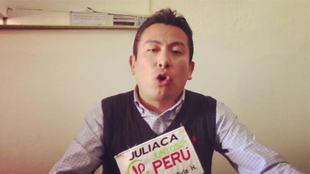 Candidato de Puno es criticado por cartel con insulto a Vizcarra 