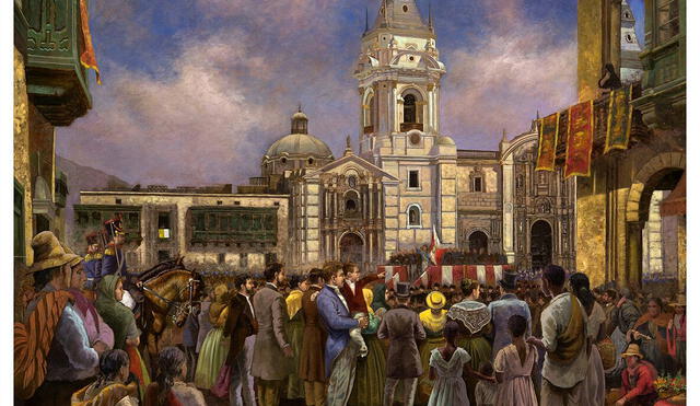 Lima en los días previos de la proclamación de la Independencia