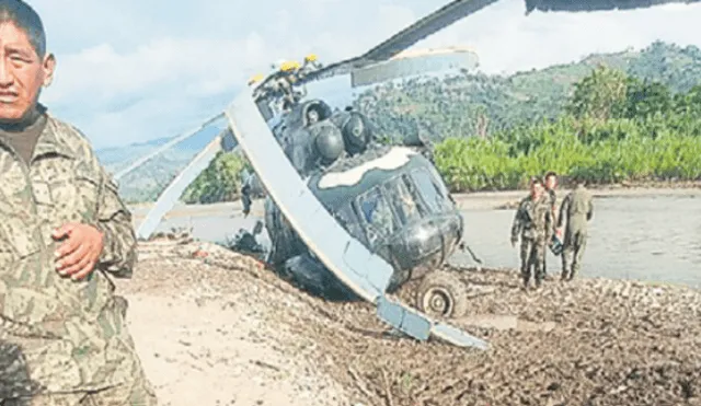 Helicóptero con 24 ocupantes aterriza de emergencia en el Vraem