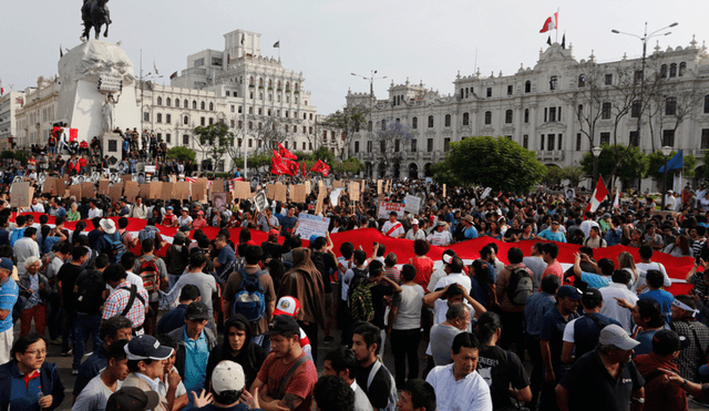 Ruta de la marcha contra el indulto a Alberto Fujimori [MAPA]