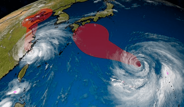 Súper tifón se acercará a las costas de China este sábado. Foto: Twitter