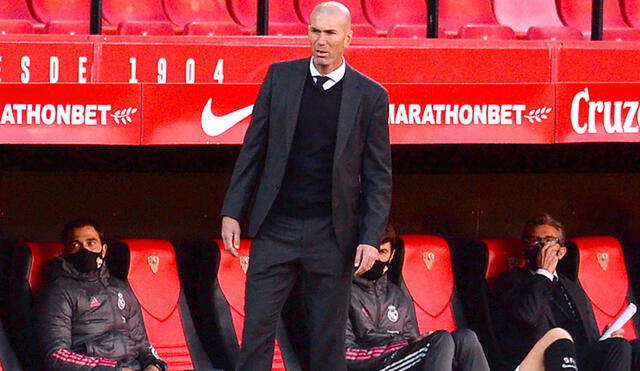 Real Madrid logró una importante victoria por la mínima ante el Sevilla por LaLiga Santander. Foto: AFP.