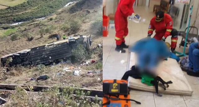 Despiste de ómnibus deja 3 muertos y 21 heridos en Cusco [FOTOS Y VIDEO]
