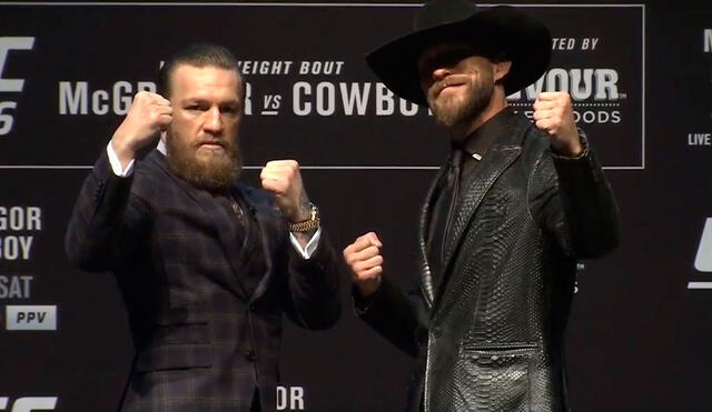Conor McGregor vs. Donald Cerrone se verán las caras este sábado 18 de enero. Foto: UFC