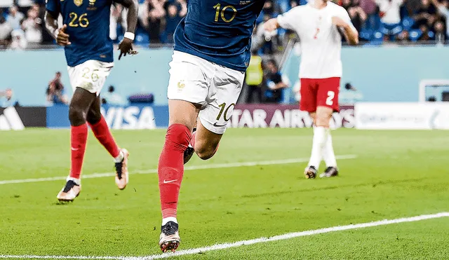 Con doblete de Mbappé, Francia clasificó a los octavos de final del Mundial. Foto: difusión